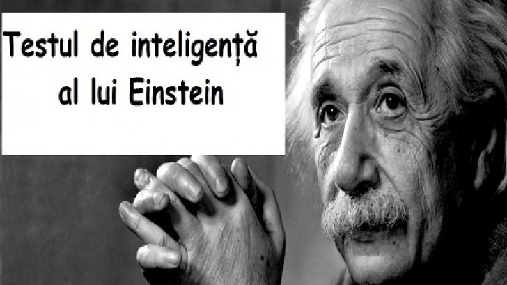 Testul de inteligență al lui Einstein - doar 2% din populația lumii este capabilă să îl rezolve