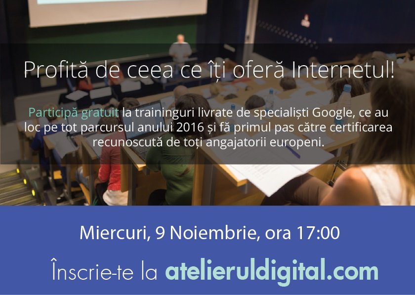 Specialiștii Google vin la Arad și vor discuta cu tinerii