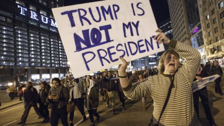 Săptămâna protestelor anti Donald Trump, în SUA