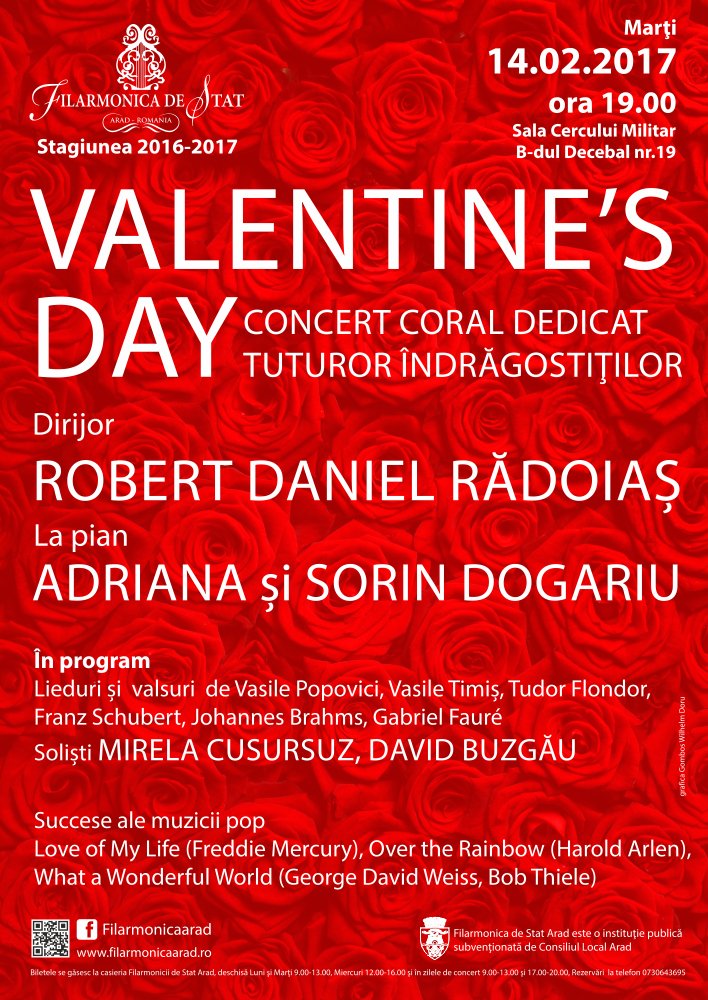 Concert dedicat sărbătorii Sfântului Valentin