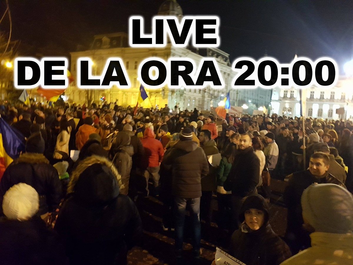 De la ora 20:00 ARQ transmite LIVE protestul din Arad! FII PE FAZĂ!