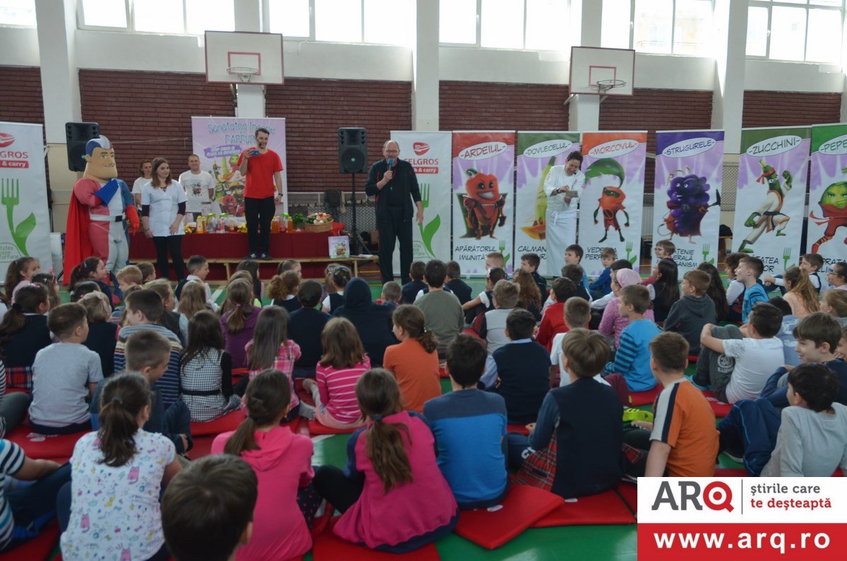 Peste 500 de elevi din Arad au învațat despre nutriție prin programul Selgros Sănătatea începe din farfurie