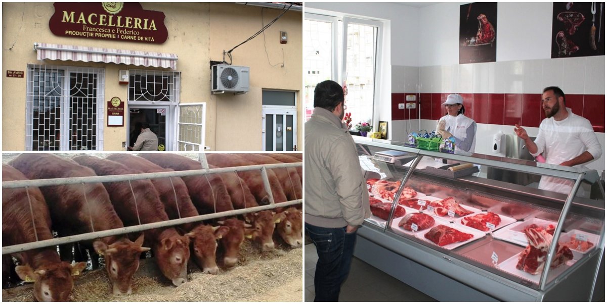 INEDIT | Măcelărie unică în vestul țării, deschisă în Arad. Carnea provine din propria fermă de vite (FOTO)