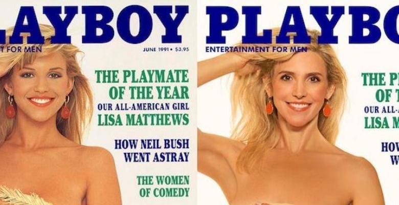 Playboy a recreat șapte coperte din anii 90 cu aceleași manechine! Rezultatul este spectaculos!