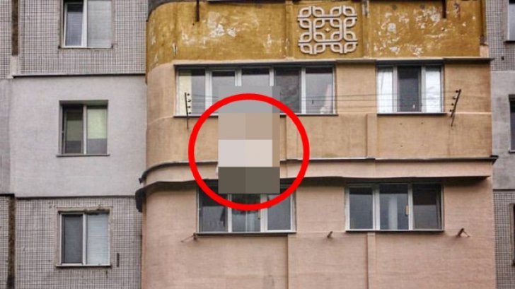Fotografie inedită: ce a apărut într-un balcon din Moldova