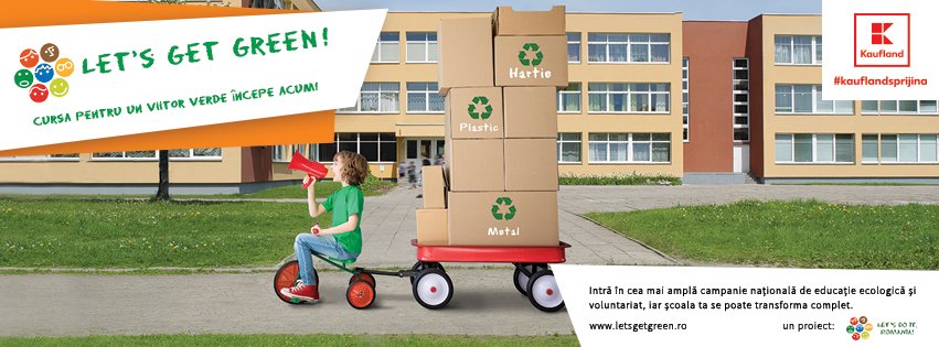 Începe Let’s Get Green! – cea mai amplă campanie națională de educație ecologică  