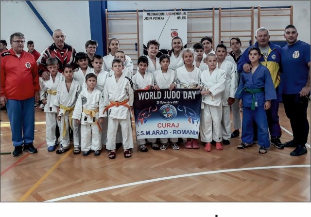 Sportivi de la CSM Arad, Lipova şi Ghioroc au sărbătorit Ziua Mondială a Judo-ului