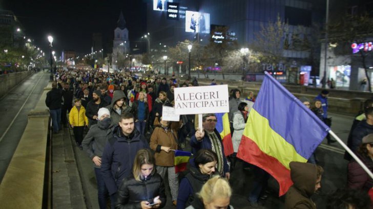 Peste 60.000 de români au protestat în Capitală și în marile orașe din țară