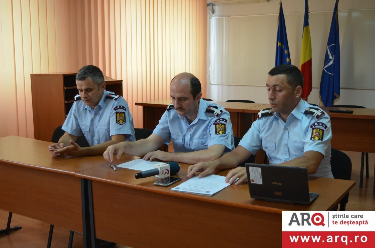 111 misiuni de intervenţie executate în ultimele zile  de către subunităţile de intervenţie ale Inspectoratului pentru Situaţii de Urgenţă „Vasile Goldiş”