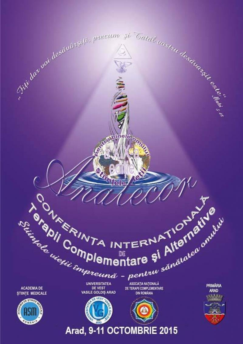 Conferinţa Internaţională de Terapii Complementare şi Alternative din nou la Arad