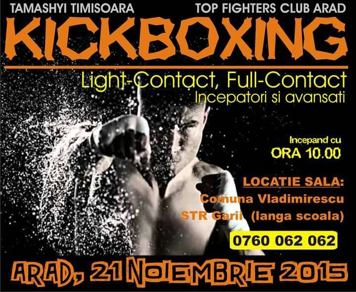 Gală de Kick-Boxing, la Vladimirescu