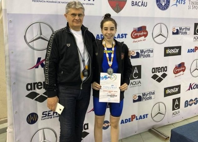 Medaliaţii CSM Arad la Naţionalele de nataţie. Popescu Andreea - de 5 ori pe podium!