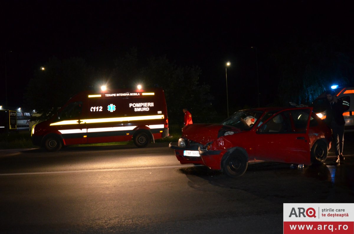 Accident cu Ford contra Opel și doi răniți pe șoseaua de centură ! (FOTO)