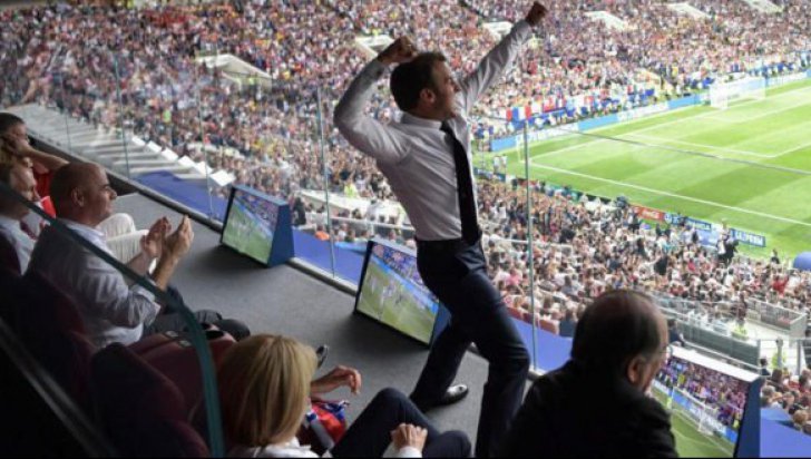 Franța este noua campioană a fotbalului mondial. Macron, felicitat de Trump