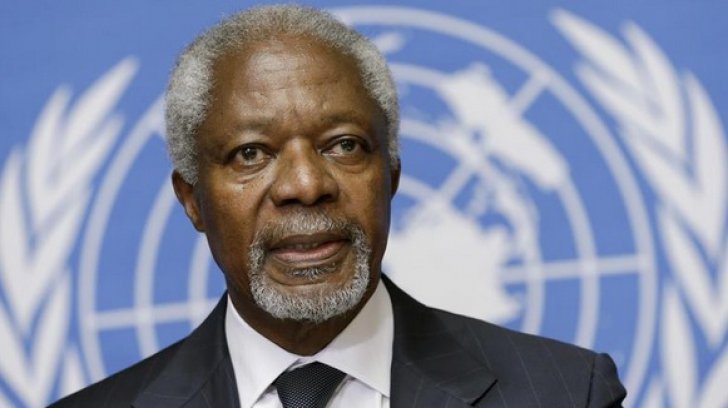 Kofi Annan a murit. Fostul secretar general al ONU avea 80 de ani