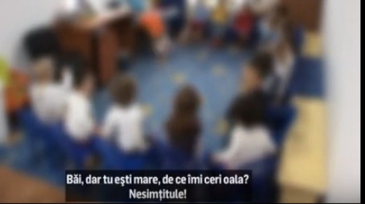 Înregistrări șocante într-o creșă din Iași, copii jigniţi şi învăţaţi să înjure (VIDEO)