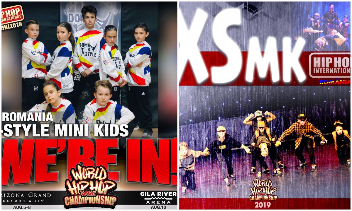 Arădenii de la X-Style Mini Kids pleacă la mondialele de dans hip-hop din SUA