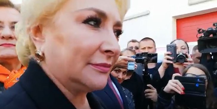 Viorica Dăncilă, întâmpinată cu huiduieli la Timișoara. 