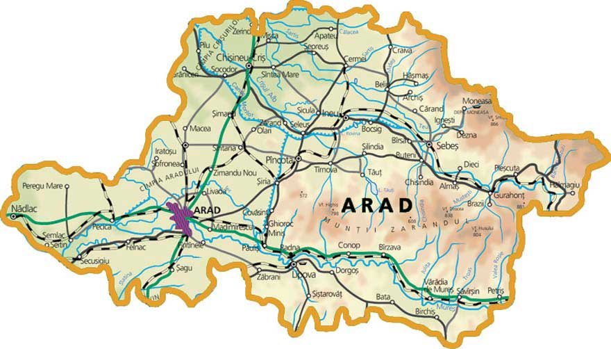 Situația cazurilor de COVID-19 în localitățile Județului Arad