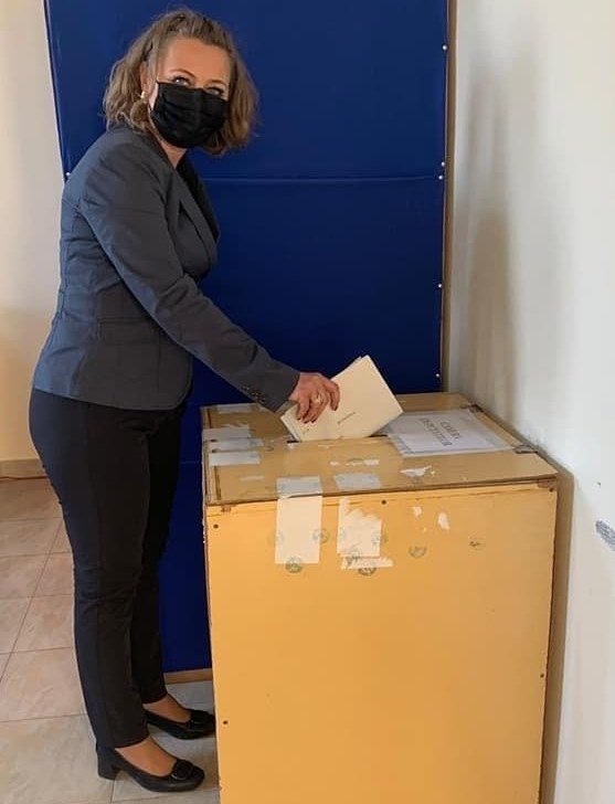 Corina Crişan: „Am votat pentru fiica mea, Miruna”