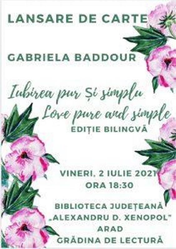 „Iubirea pur și simplu” – Lansare de carte în ediție bilingvă