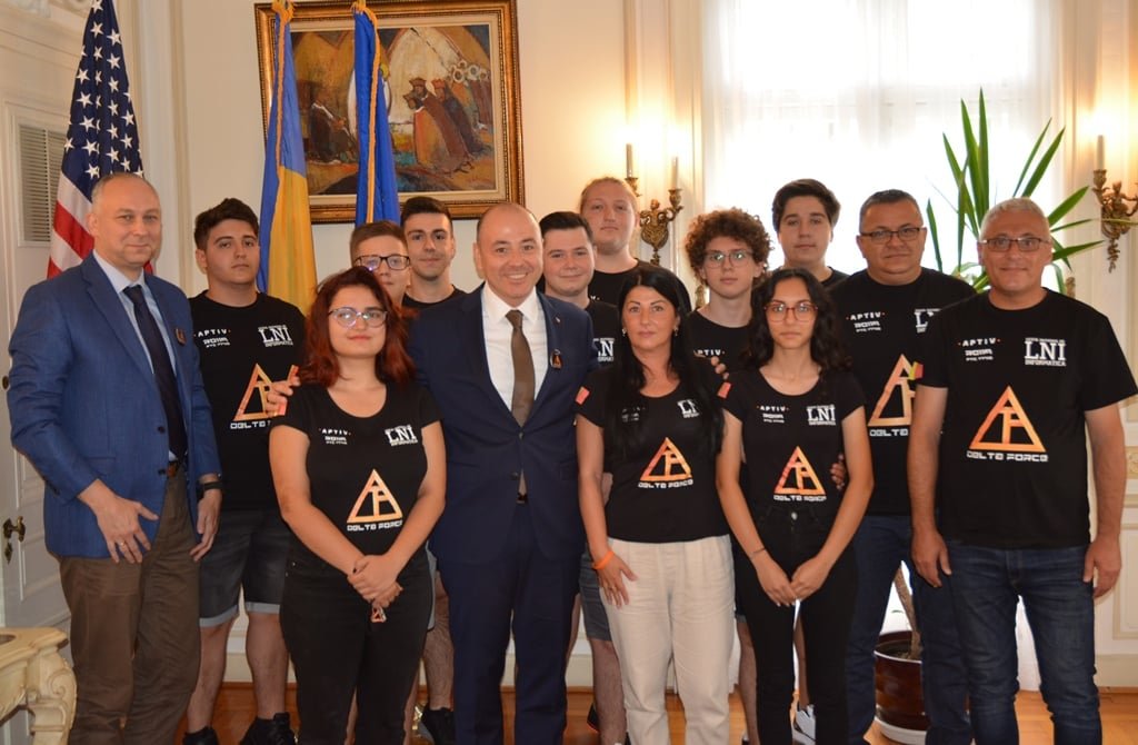Ambasadorul României în SUA i-a primit cu căldură și i-a felicitat pe membrii echipei Delta Force