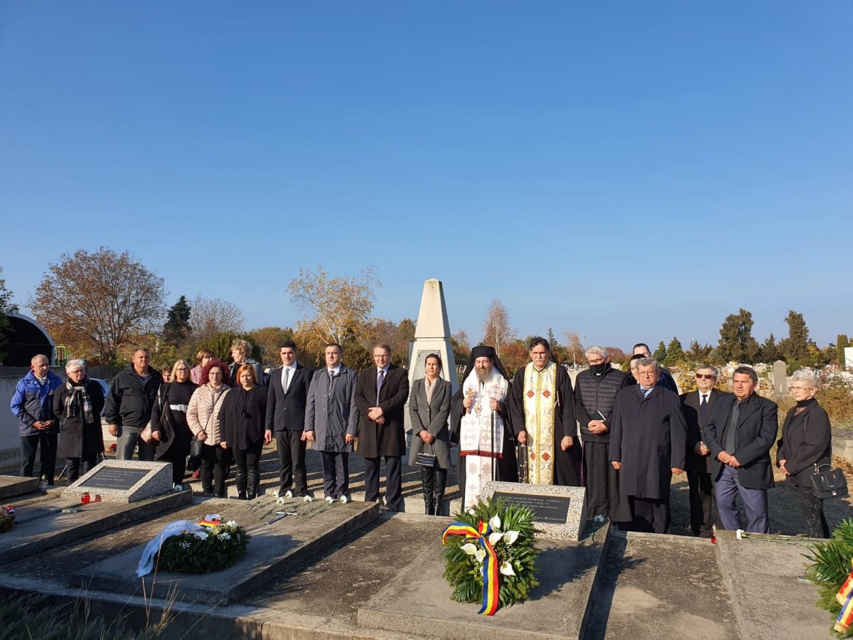 Eroii şi înaintaşii români comemoraţi în trei localităţi din Ungaria