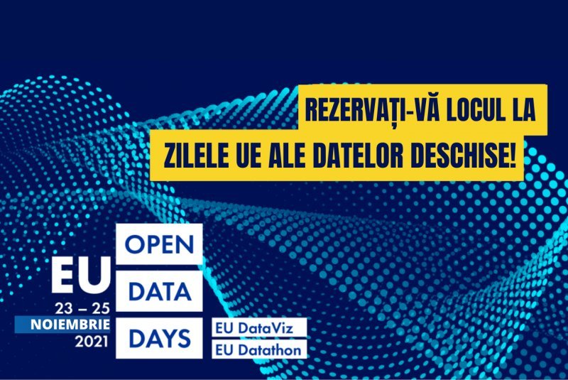 Rezervați-vă locul la Zilele UE ale datelor deschise!