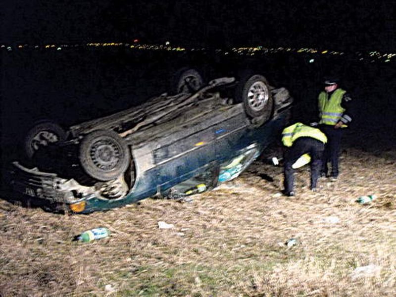 Accident cu patru victime, pe drumul Arad-Șiria