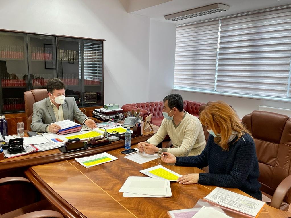 Strategia de dezvoltare a comunei Sintea Mare discutată de primarul Ciprian Ban cu preşedintele CJA