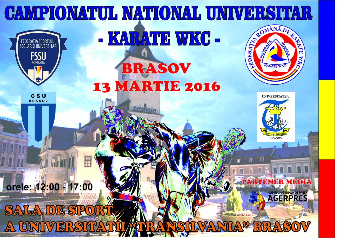 4 arădeni vor fi prezenţi la  Campionatul Naţional Universitar de Karate WKC