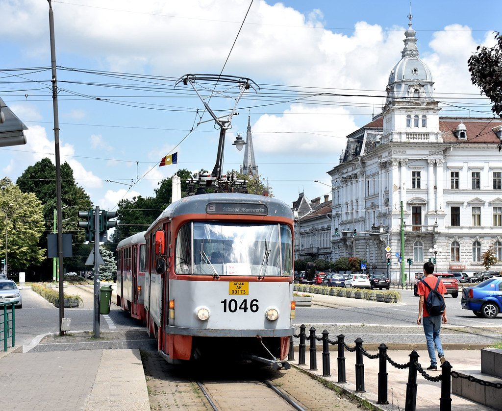 Circulația tramvaielor a fost blocată, în această dimineață, în zona Primăriei