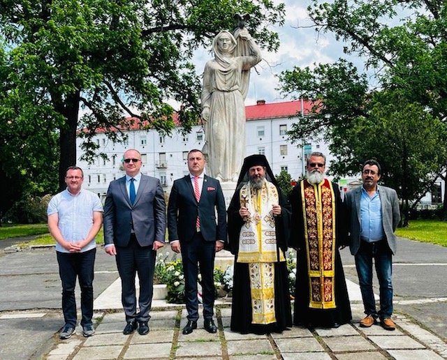 Eroii români comemoraţi  în Ungaria de către Consulatul General al României la Gyula