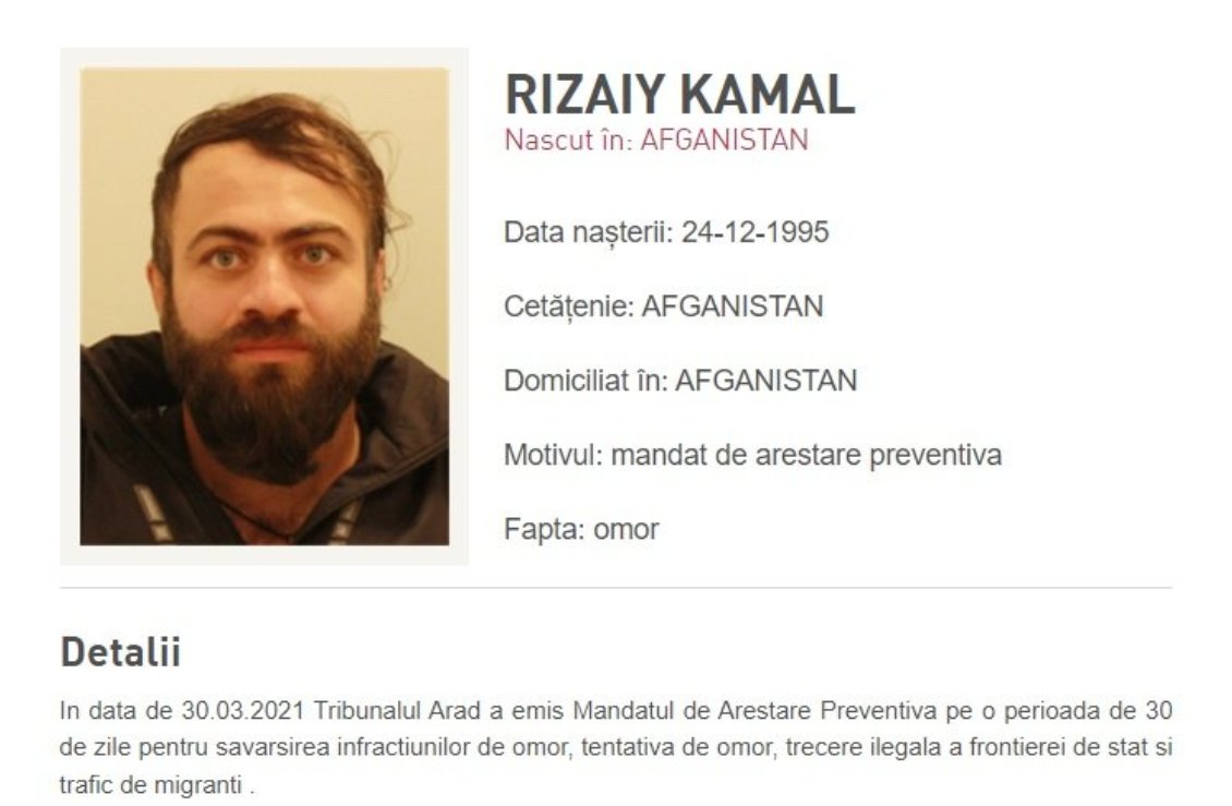Criminalul migranților afgani, condamnat de Tribunalul Arad, a fost prins în Franța 