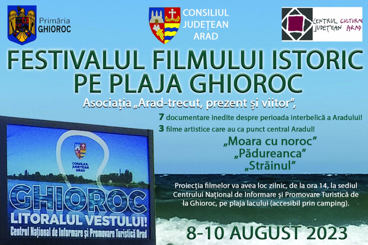 Filme documentare inedite despre Arad prezentate la Ghioroc, la Festivalul Filmului Istoric