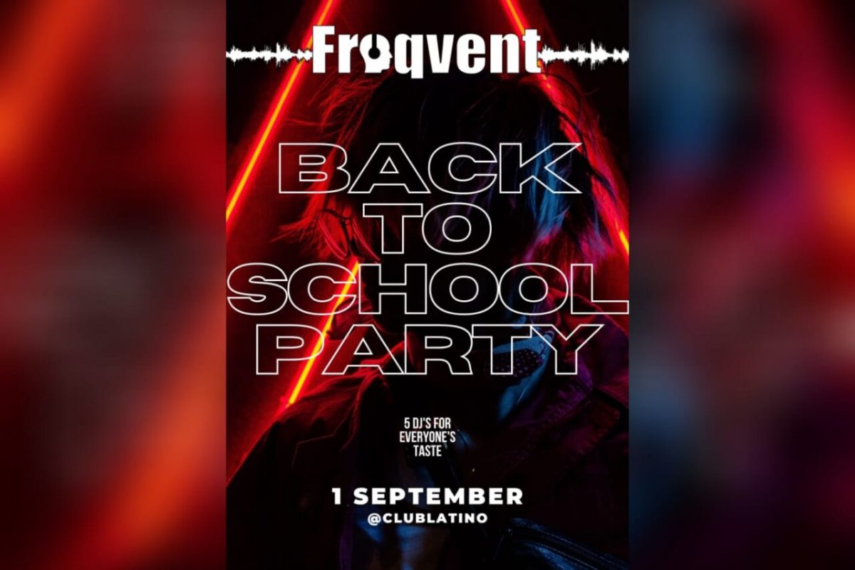 „Back To School Party”, primul eveniment Freqvent Events, cel mai nou concept de party-uri din Arad