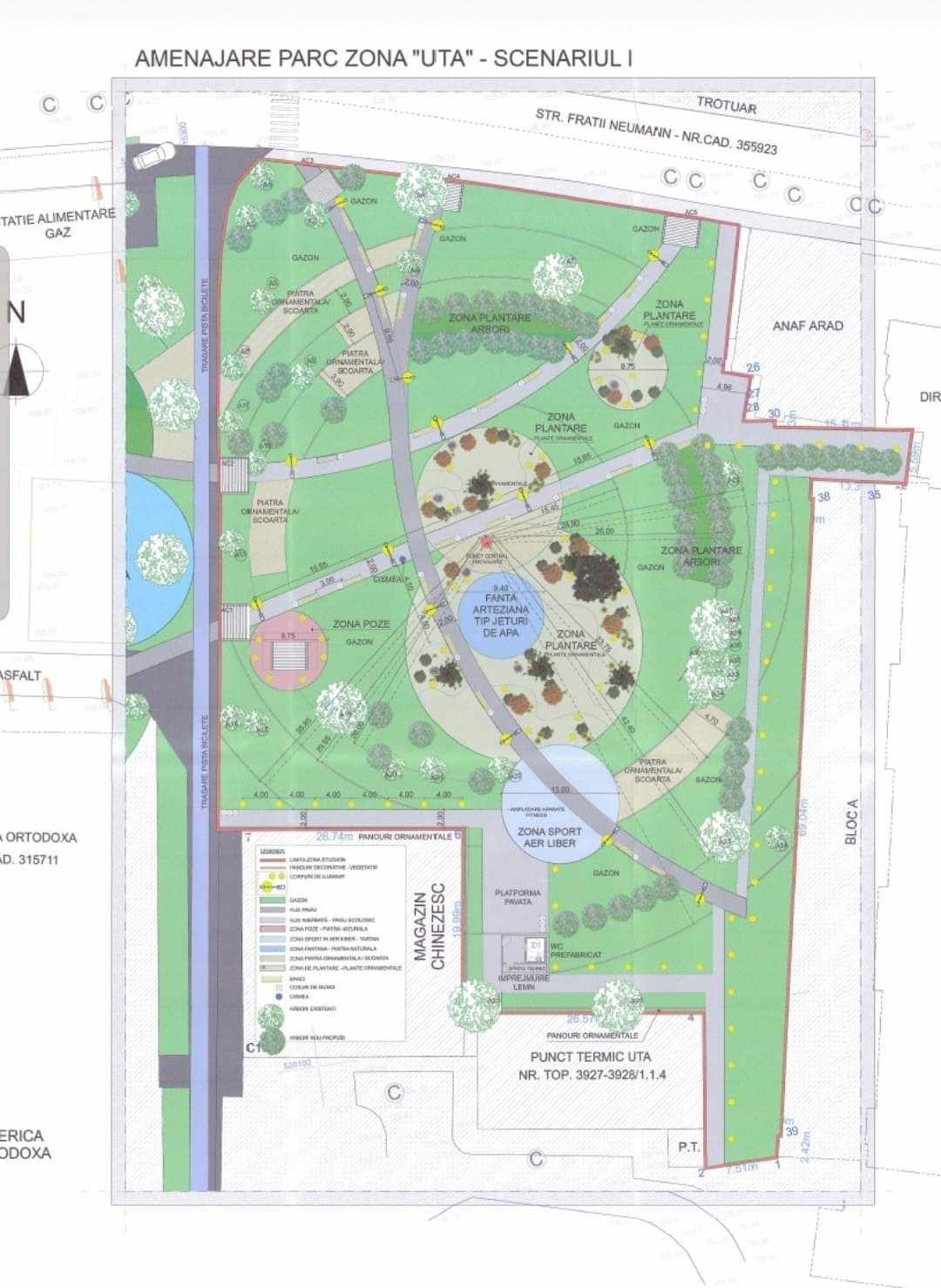 Studiul de fezabilitate pentru amenajarea unui parc în zona UTA a fost aprobat