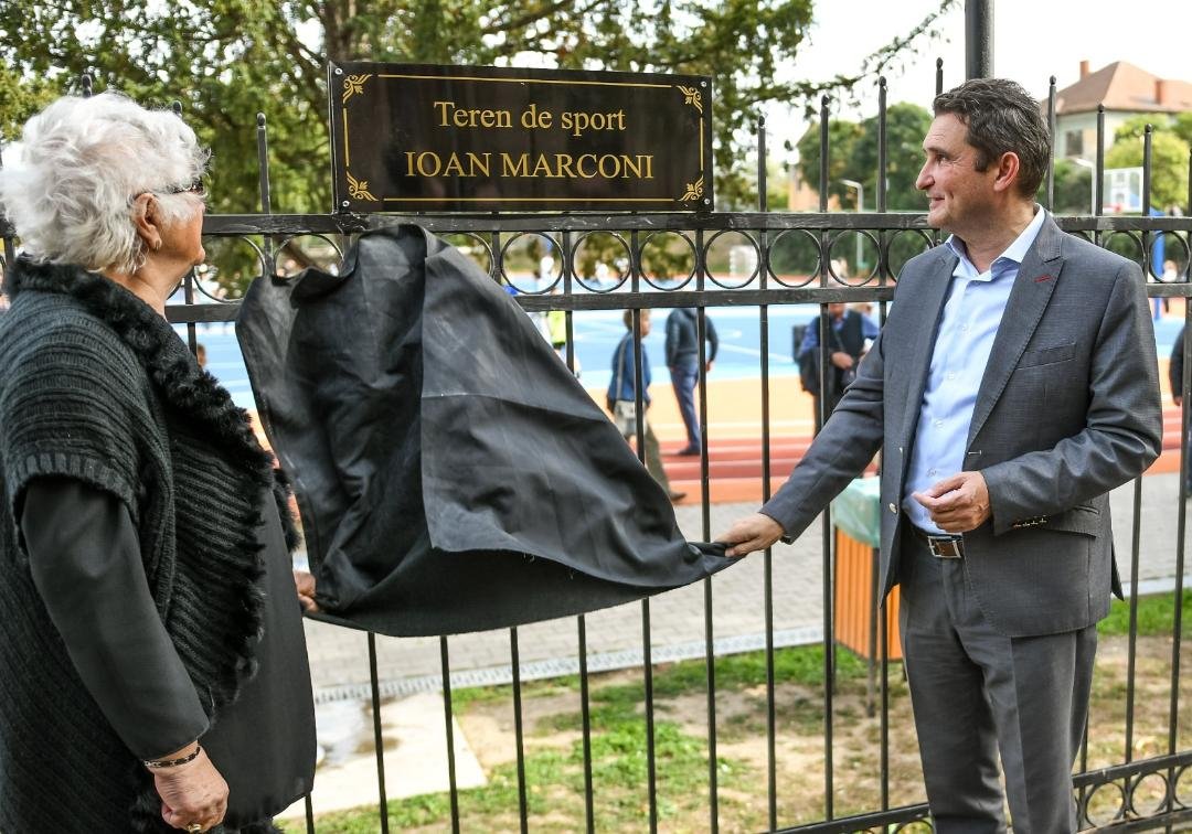 Terenul de sport de pe Dragalina, redenumit „Ioan Marconi”