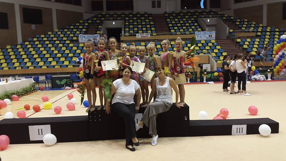 Gimnastica ritmică a CSM Arad, de 6 ori pe podium la Naţionale