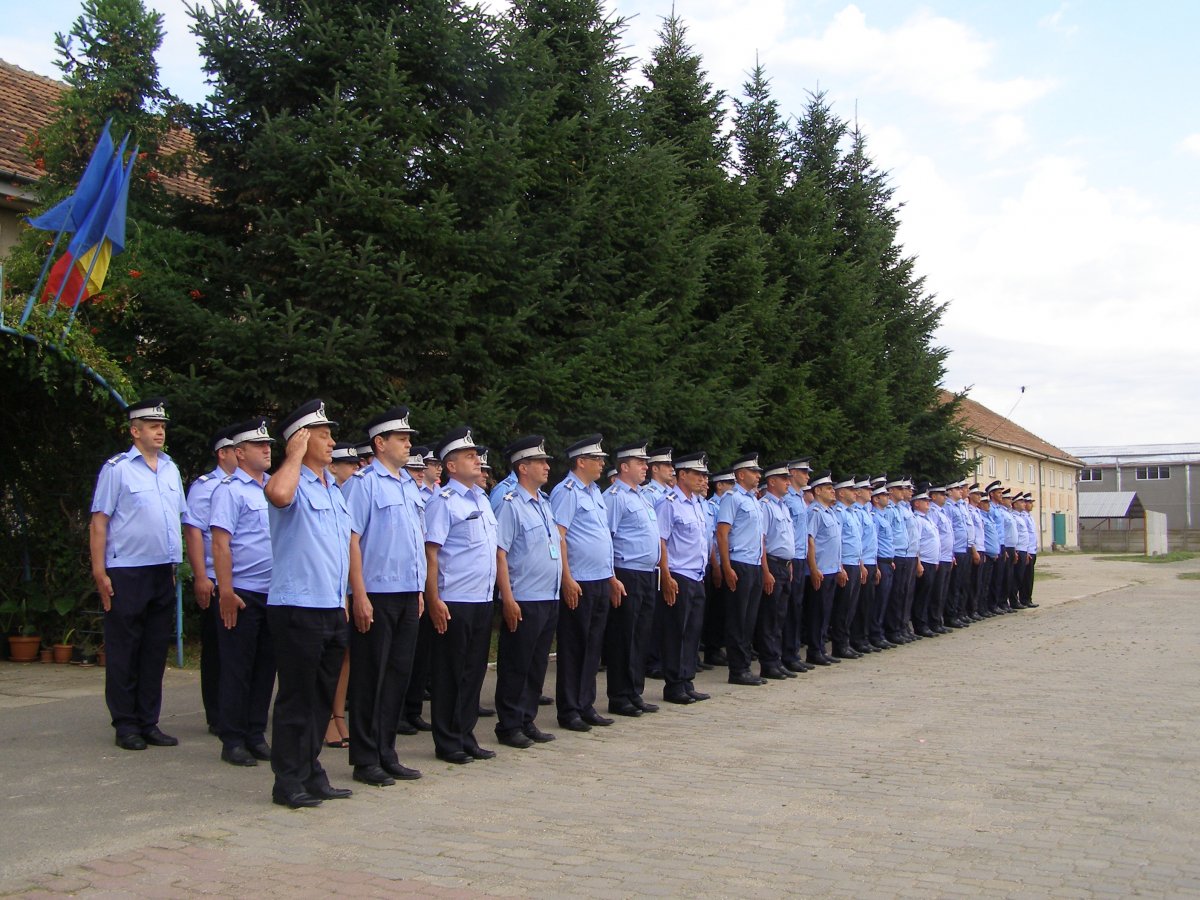 Ceremonial militar la Jandarmeria Arad