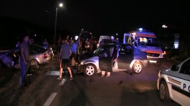 ACCIDENT GRAV în Cluj. Şapte persoane au fost rănite VIDEO