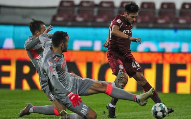 Buhăcianu le-a ”buhăit” fețele apărătorilor clujeni , declanșând ” Hora” victoriei. CFR Cluj- FC UTA 0-1