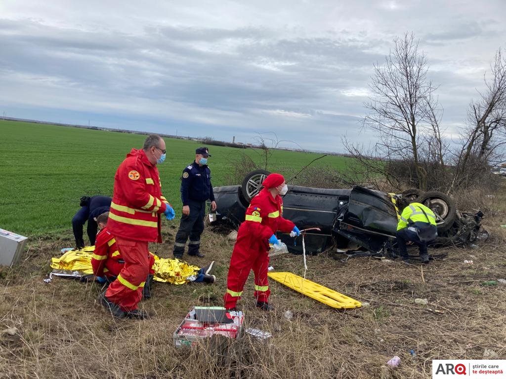 Accident mortal pe DN69 Arad-Timișoara - FOTO