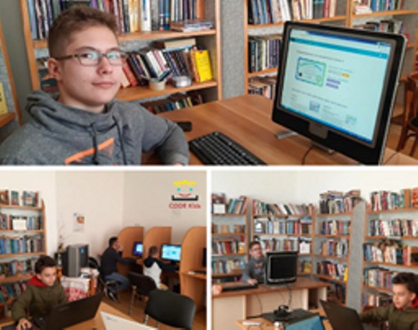 Copiii de gimnaziu din județ încep cursurile gratuite de programare, în cadrul proiectului „CODE Kids – Programează viitorul comunității tale”