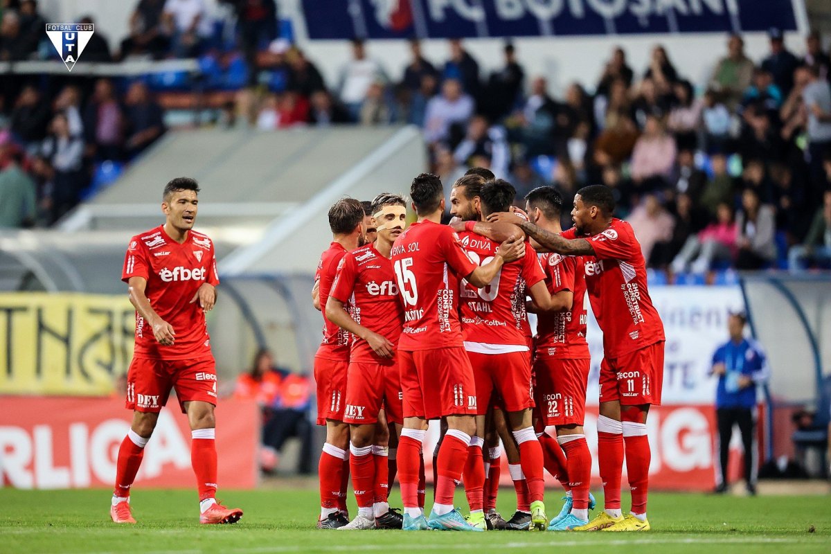 Trei puncte importante: FC Botoşani – UTA 1-2 şi Bătrâna Doamnă ajunge pe loc de play-off