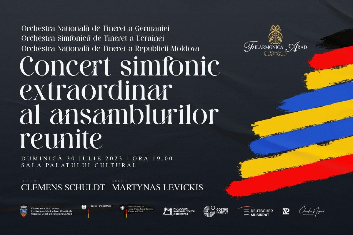 Concert inedit găzduit de Filarmonica Arad