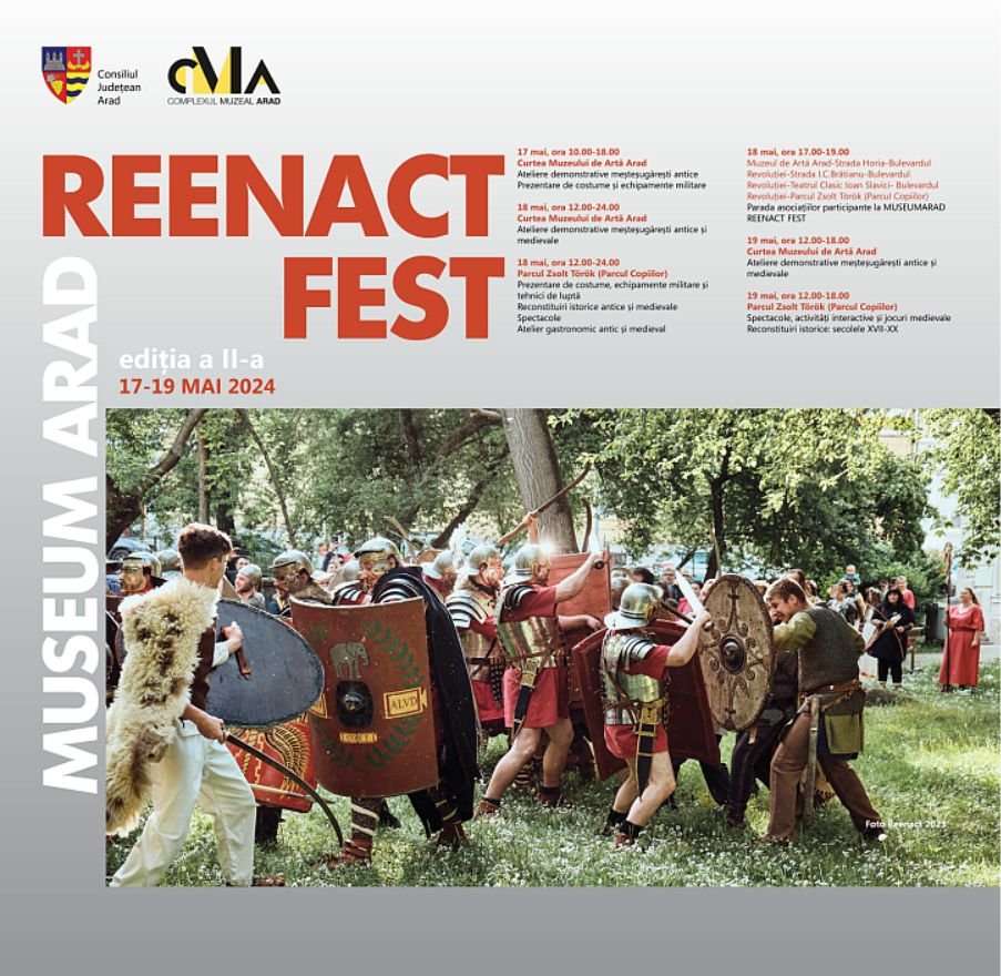 MUSEUM ARAD REENACT FEST, ediția a II-a 17-19 MAI 2024
