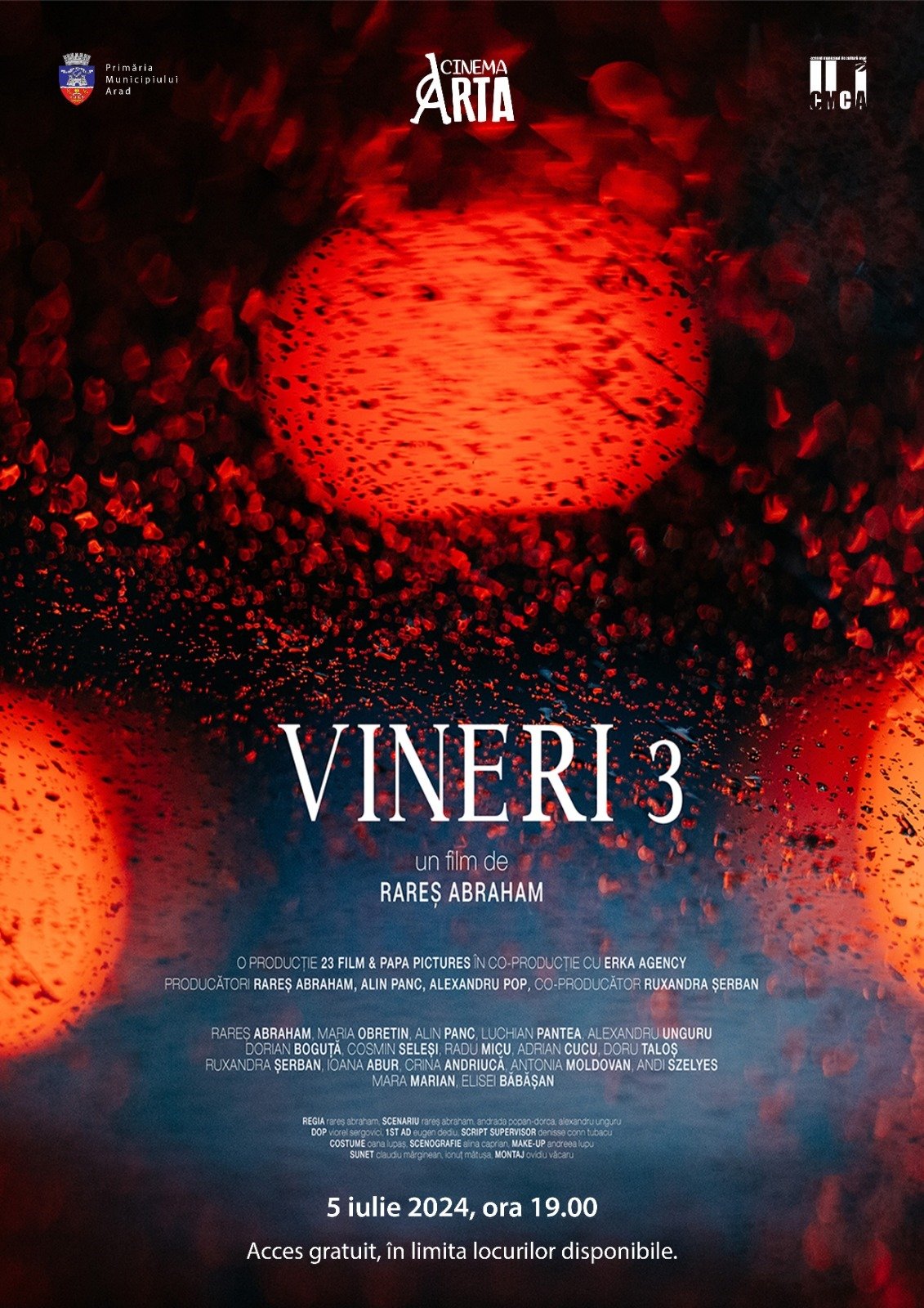 „Vineri 3“, unul dintre puținele filme realizate la Cluj-Napoca, în premieră, la Cinematograful „Arta“ din Arad