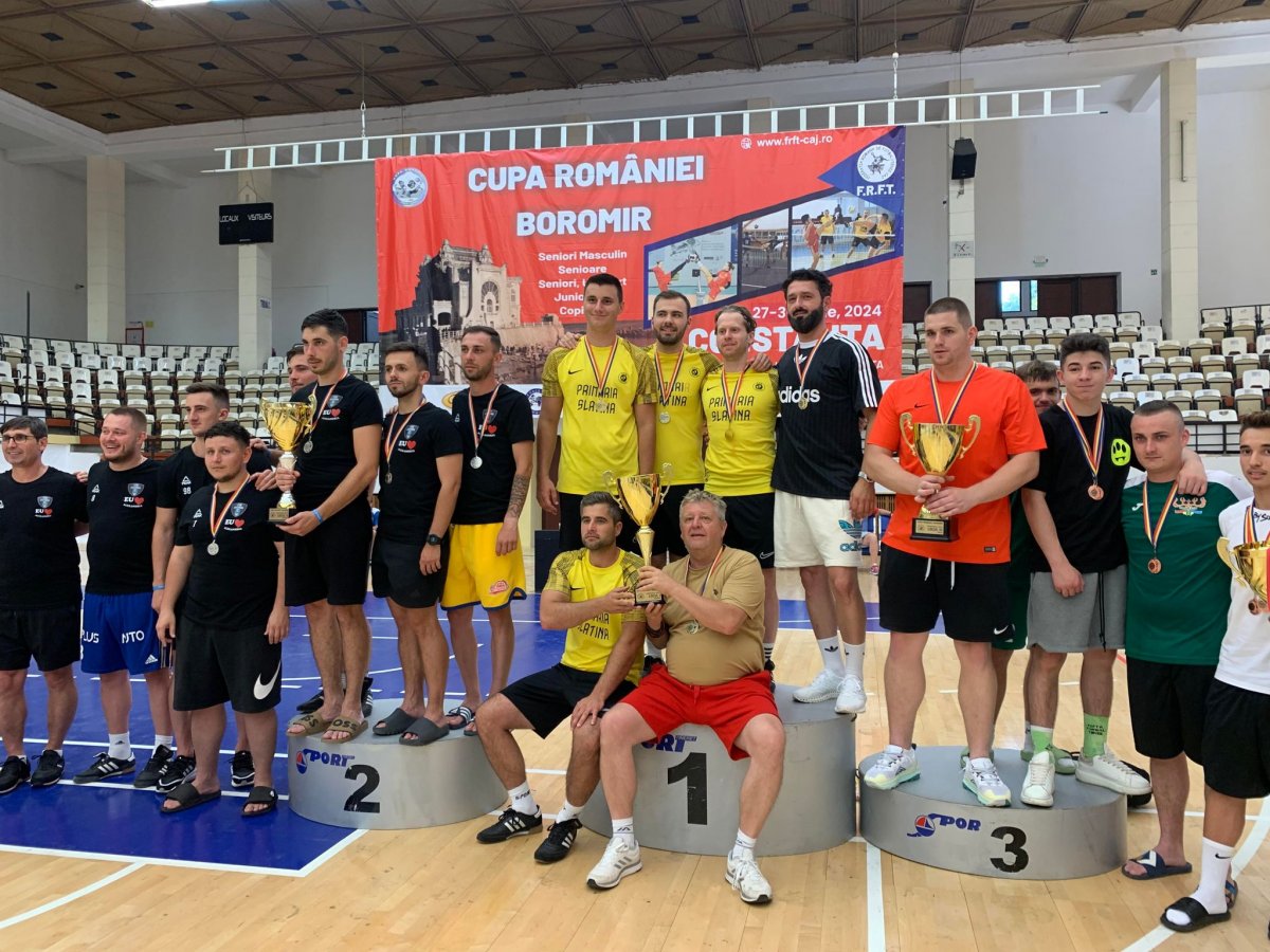 Cupa României la Fotbal - Tenis. Salontani medialiaţi la finala de la Constanţa