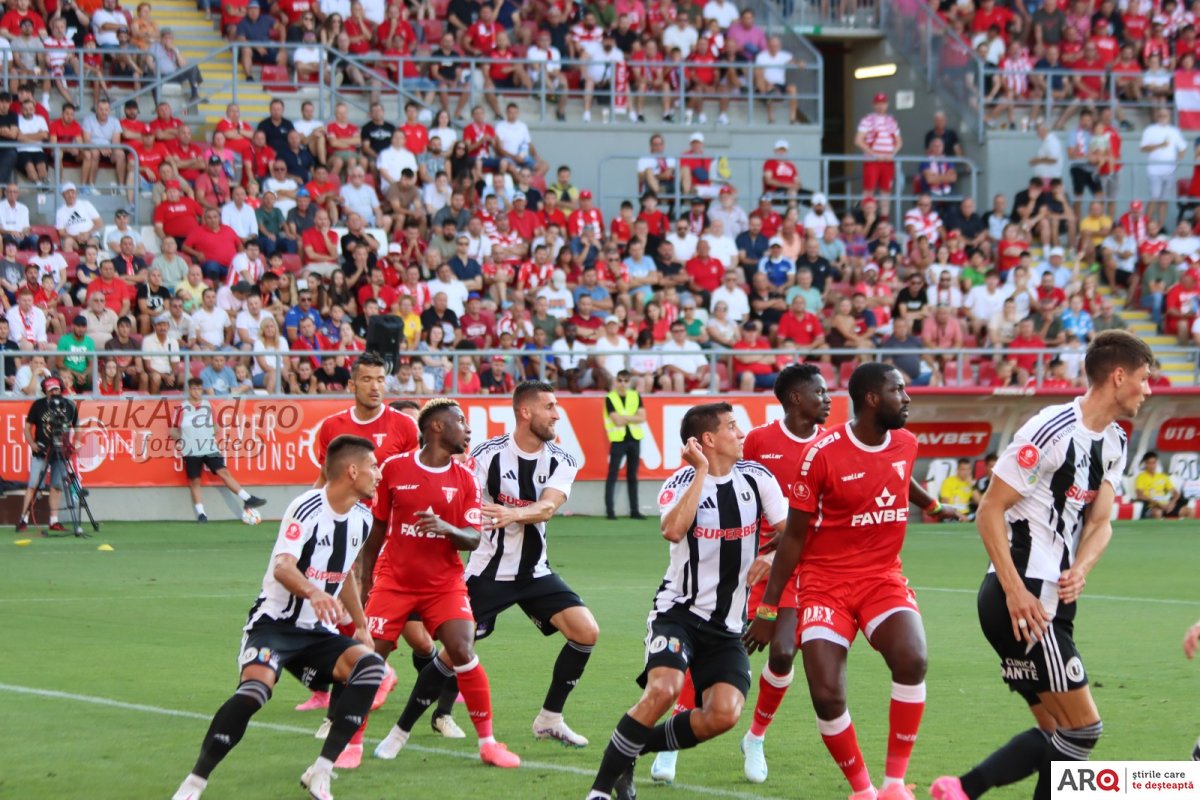 Bătrâna Doamnă rămâne fără victorie în Superligă: UTA – „U” Cluj 0-0 (FOTO)